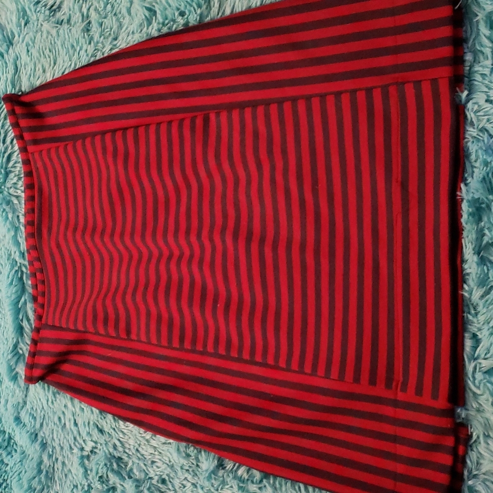 Merona striped pencil skirt size 6